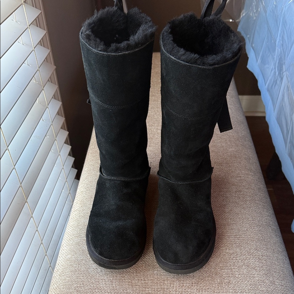 Koolaburra Black Suede Boots